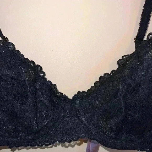 SAVAGE FENTY BLACK LACE BRA 32C - Picture 9 of 9